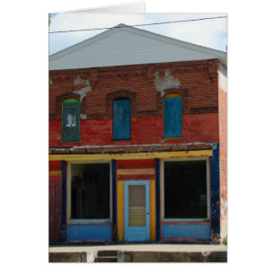 Bâtiment coloré en Arbre Lone, Iowa