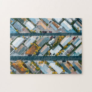 Bâtiment de quartier Jigsaw Puzzle complexe Jigsaw