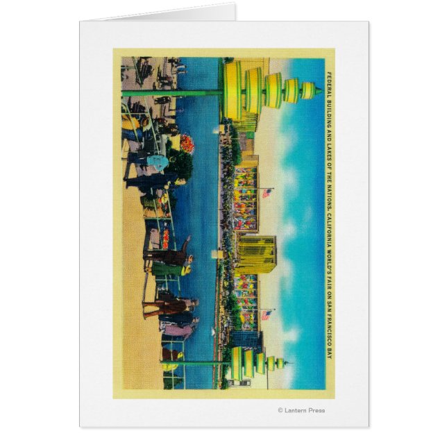 Bâtiment fédéral et lacs des Nations (Devant)