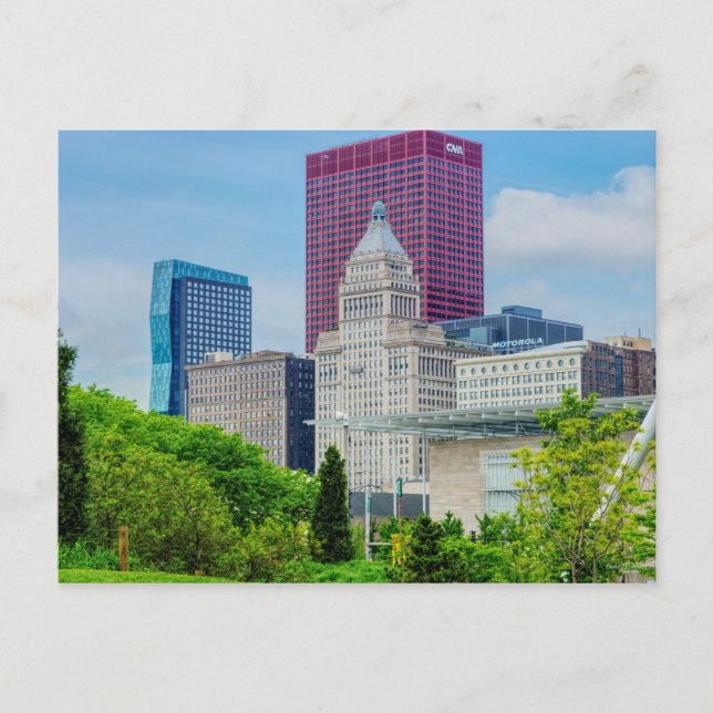 Bâtiments À Chicago Carte Postale (Devant)