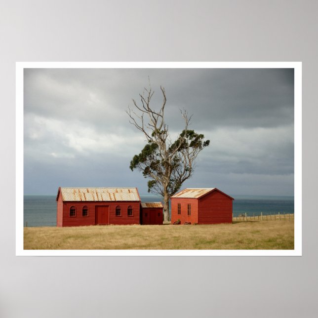 Bâtiments de la ferme Matanaka Affiche de l'école  (Devant)