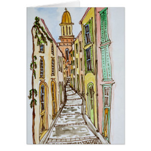 Bâtiments de Saint-Tropez Côte d'Azur, France