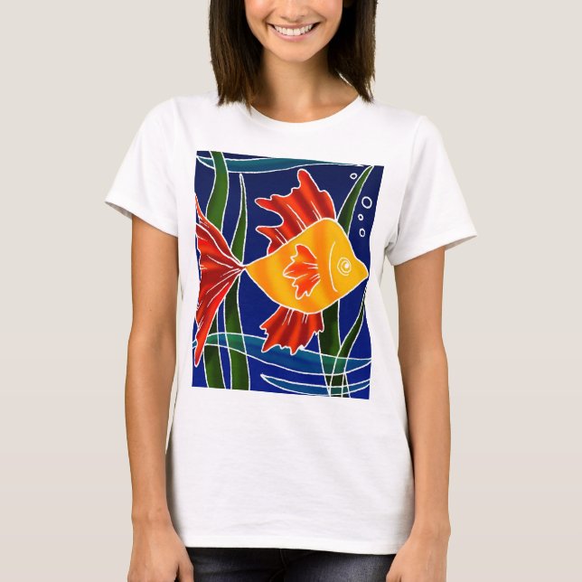 Batiqued Fish T-Shirt (Vorderseite)