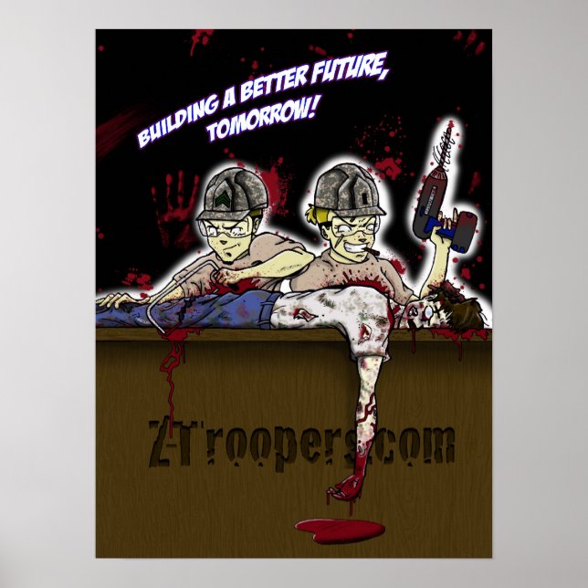 Bâtir un avenir meilleur, demain ! Affiche (Devant)