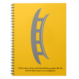 Bat'leth Spiralblock Notizblock