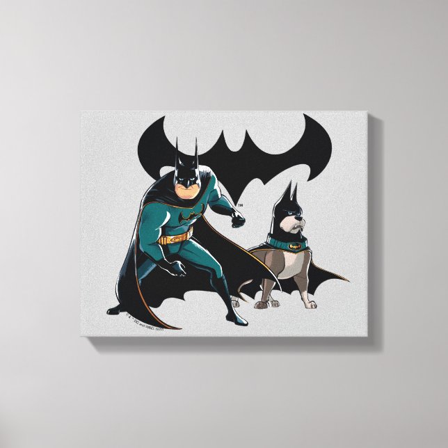 Batman & Ace Leinwanddruck (Vorderseite)