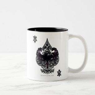 Batman Ace of Spaces Gotisches Wappen Zweifarbige Tasse