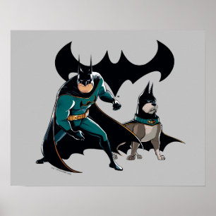 Batman & Ace Poster