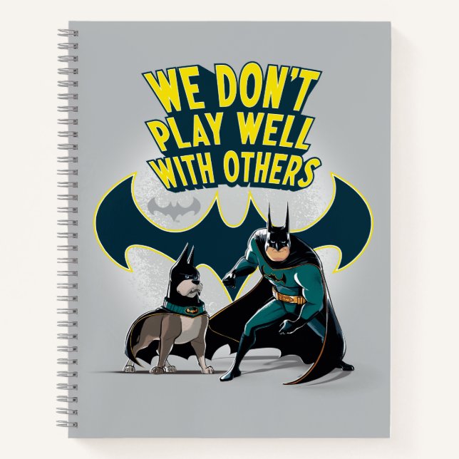 Batman & Ace - Wir spielen nicht gut mit anderen Notizbuch (Vorderseite)