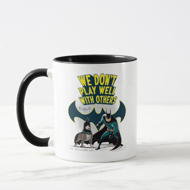 Batman & Ace - Wir spielen nicht gut mit anderen Tasse (Links)