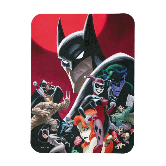 Batman Adventures Dangerous Dames & Demons Magnet (Vertikal)