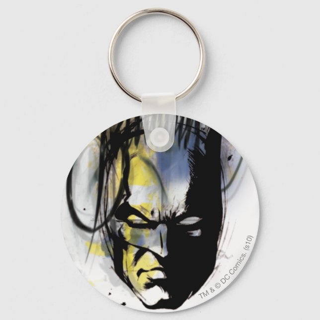 Batman Airbrush Portrait Schlüsselanhänger (Vorderseite)