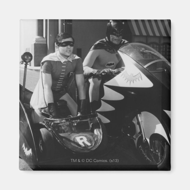 Batman and Robin in Batcycle Magnet (Vorne)