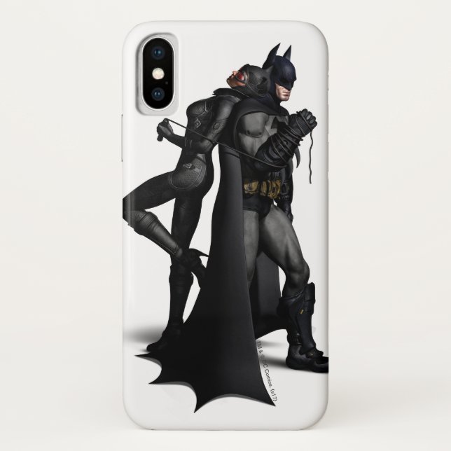 Batman Arkham City | Batman und Catwoman Case-Mate iPhone Hülle (Rückseite)
