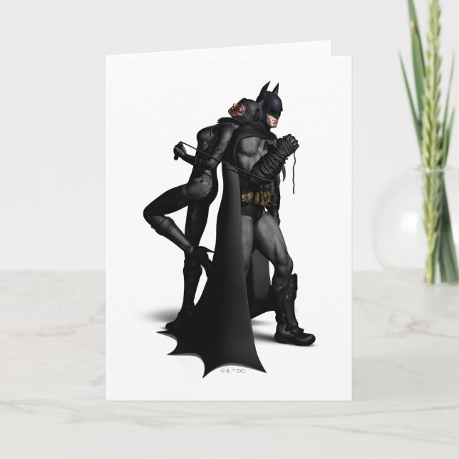 Batman Arkham City | Batman und Catwoman Karte (Vorderseite)