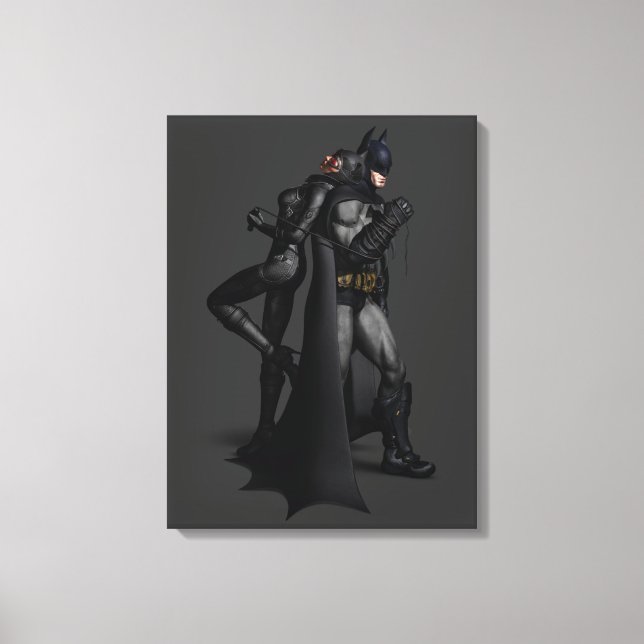 Batman Arkham City | Batman und Catwoman Leinwanddruck (Vorderseite)