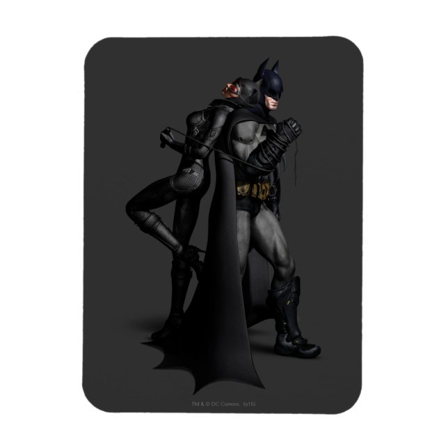 Batman Arkham City | Batman und Catwoman Magnet (Vertikal)