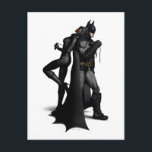 Batman Arkham City | Batman und Catwoman Postkarte<br><div class="desc">Batman: Arkham City</div>