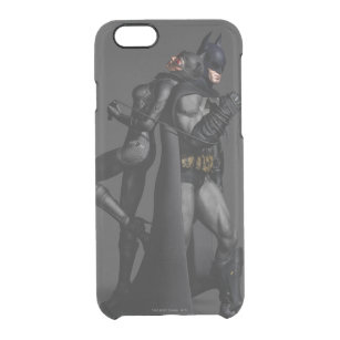 Batman Arkham City   Batman und Catwoman Durchsichtige iPhone 6/6S Hülle