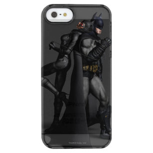 Batman Arkham City   Batman und Catwoman Durchsichtige iPhone SE/5/5s Hülle