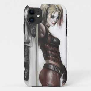 Batman Arkham City Harley Quinn Illustration iPhone 11 Hülle