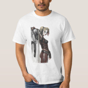 Batman Arkham City Harley Quinn Illustration T-Shirt