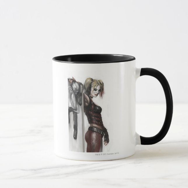 Batman Arkham City | Harley Quinn Illustration Tasse (Rechts)