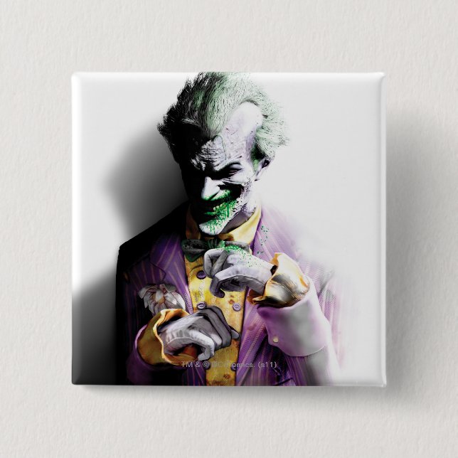 Batman Arkham City | JOKER Button (Vorderseite)