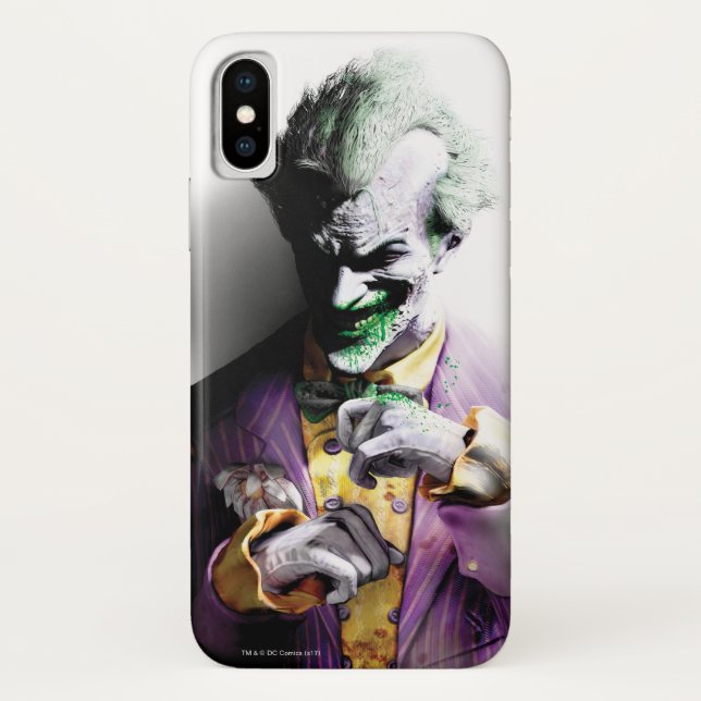 Batman Arkham City | Joker Case-Mate iPhone Hülle (Rückseite)