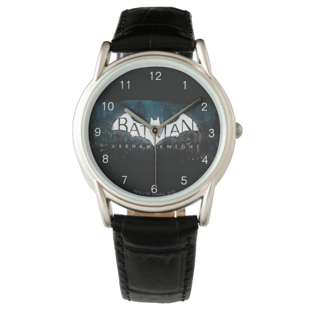 Batman Arkham Knight Gotham Logo Armbanduhr (Vorderseite)