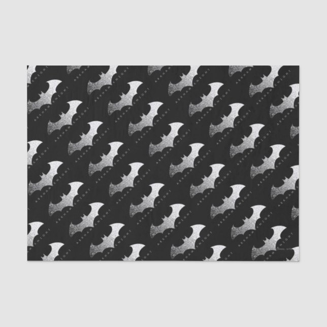 Batman Arkham Knight Pixel Logo Seidenpapier (Vorderseite)