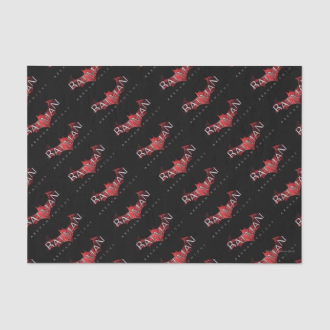 Batman Arkham Knight Red Logo Seidenpapier (Vorderseite)