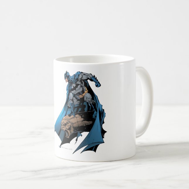 Batman auf Gargoyle Kaffeetasse (VorderseiteRechts)