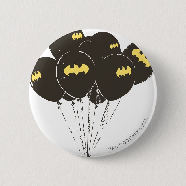 Batman Ballons Button (Vorderseite)