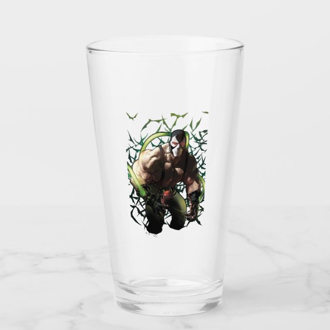 Batman Bane Bat Schwarm Illustration Glas (Vorderseite)