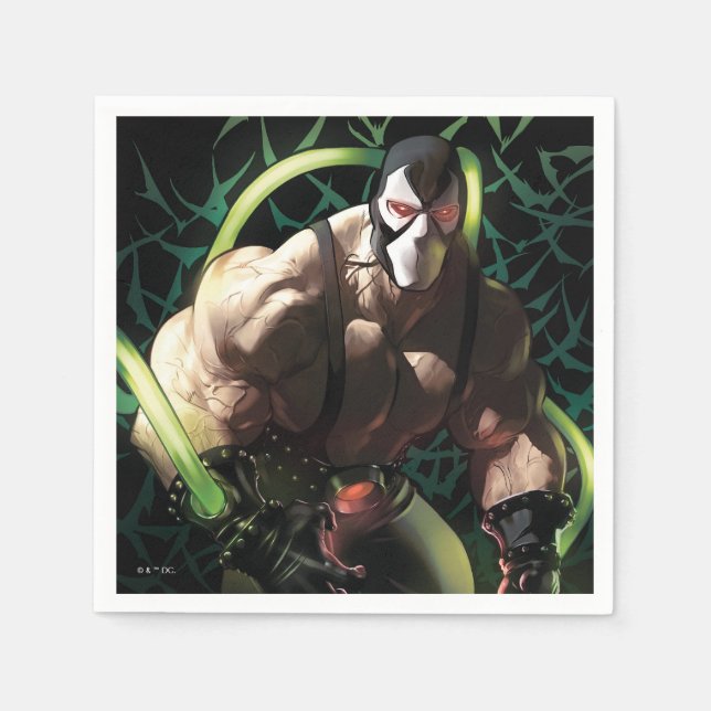 Batman Bane Bat Schwarm Illustration Serviette (Vorderseite)