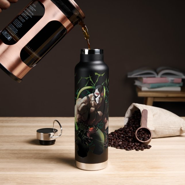 Batman Bane Bat Schwarm Illustration Trinkflasche (Kaffee)