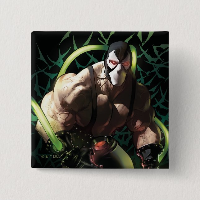 Batman Bane Bat Swarm Illustration Button (Vorderseite)