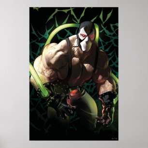 Batman Bane Fledermausschwarm-Illustration Poster