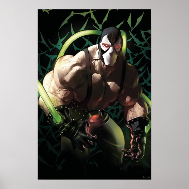 Batman Bane Fledermausschwarm-Illustration Poster (Vorne)