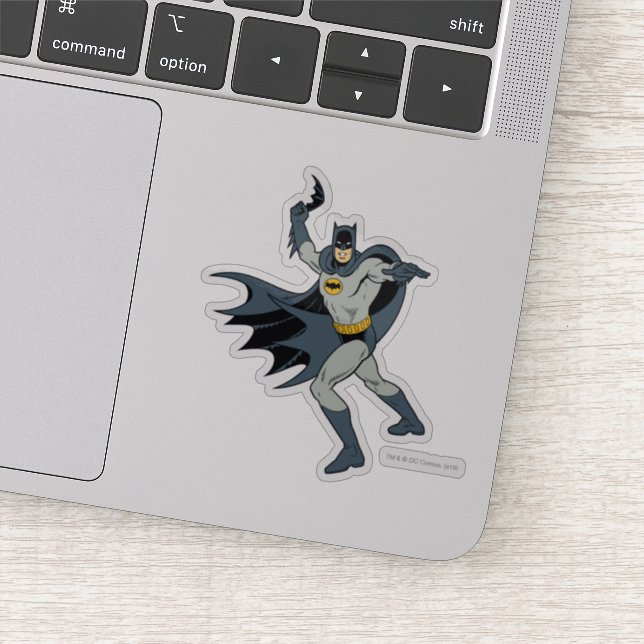 Batman Batarang Aufkleber (Detail)