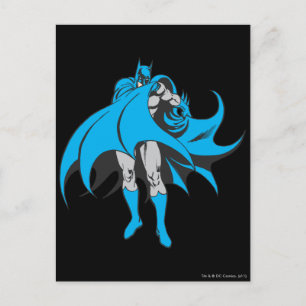 Batman bedeckt Gesicht Postkarte
