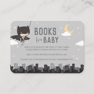 Batman Books for Baby   Babyduschkarte Platzkarte