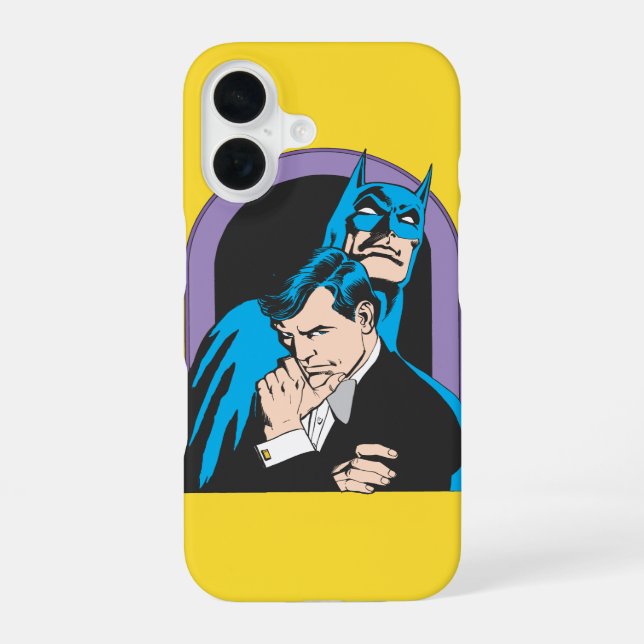 Batman/Bruce iPhone 16 Hülle (Rückseite)