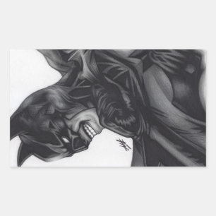 Batman ~ Bruce Wayne Rechteckiger Aufkleber