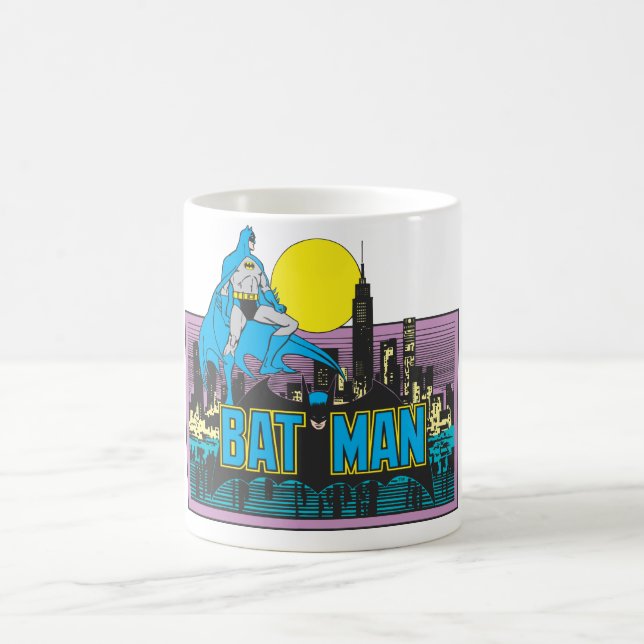 Batman & Buchstaben Kaffeetasse (Mittel)