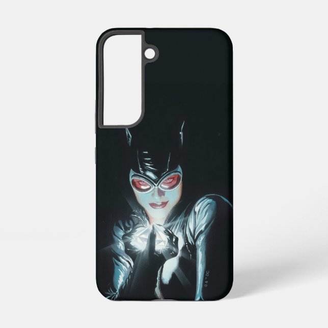 Batman Catwoman Faces of Evil Cover Illustration Samsung Galaxy Hülle (Rückseite)