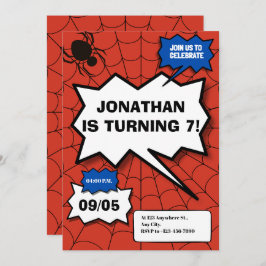 Batman Comic Kindergeburtstag Einladung