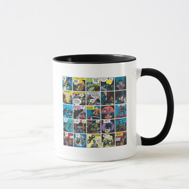 Batman Comic Panel 5x5 Tasse (Rechts)