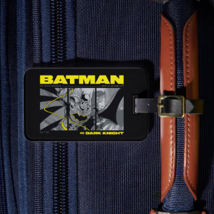 Batman Comic Tri-Panel Graphic Gepäckanhänger